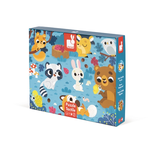 Janod tactile puzzle forest animals